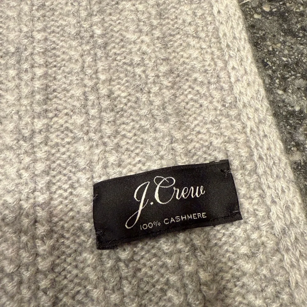 J. Crew Gray Knit Scarf - Picture 2 of 3
